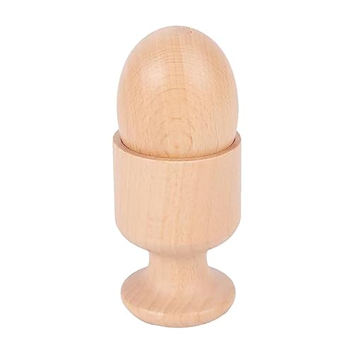 JE JOUE Wooden Egg and Cup – Montessori Toddler Toy for Fine Motor Skills