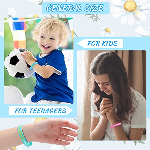 Jerify 48-Pack Bible Verse Silicone Bracelets for Kids and Church Gifts – Vivid Colors