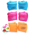 Jiareet 4-6 Pack PVC Arm Floaties for Kids & Adults – Inflatable Swim Arm Bands with Dual Air Chambers
