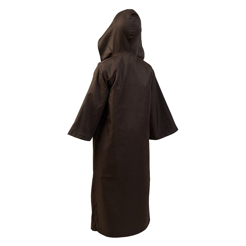 Jila Men's Knight Gothic Fancy Dress - Hooded Robe and Tunic for Halloween Masquerade Cosplay