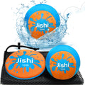 Jishi Water Skipping Balls Set – 4-Piece Pool Toys for Kids & Adults, Bouncing Balls That Skip Over 150 Feet, TPR-GEL, Includes Mesh Bag