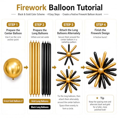 Jobkoo 144PC Magic Balloons Arch Kit - Burgundy Black Gold Balloon Garland with DIY Broom and Foil Balloons for Wizard Themed Parties