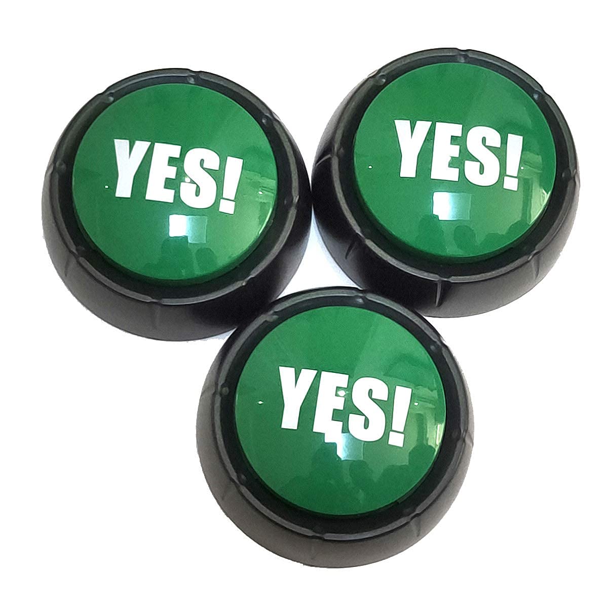 Joffreg YES Sound Button (Green) – Funny Gag Gift That Says Yes in Many Ways