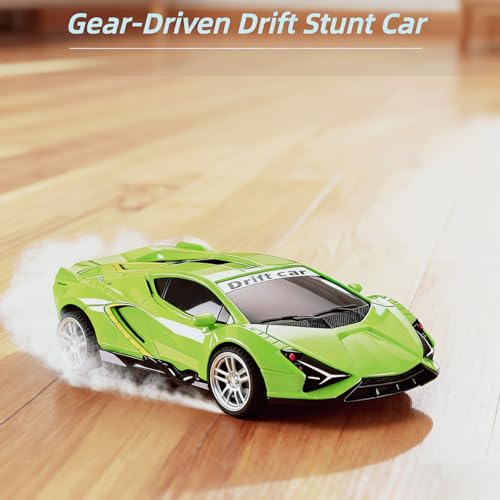 Johehe 2 Pack Pull Back Race Cars: Inertial Drift Stunt Cars for Toddlers Ages 3+