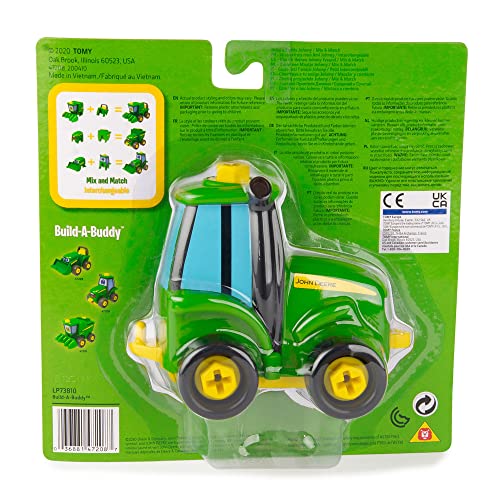 John Deere 47208 Tractor Toy – Easy Assembly Push Toy for Kids
