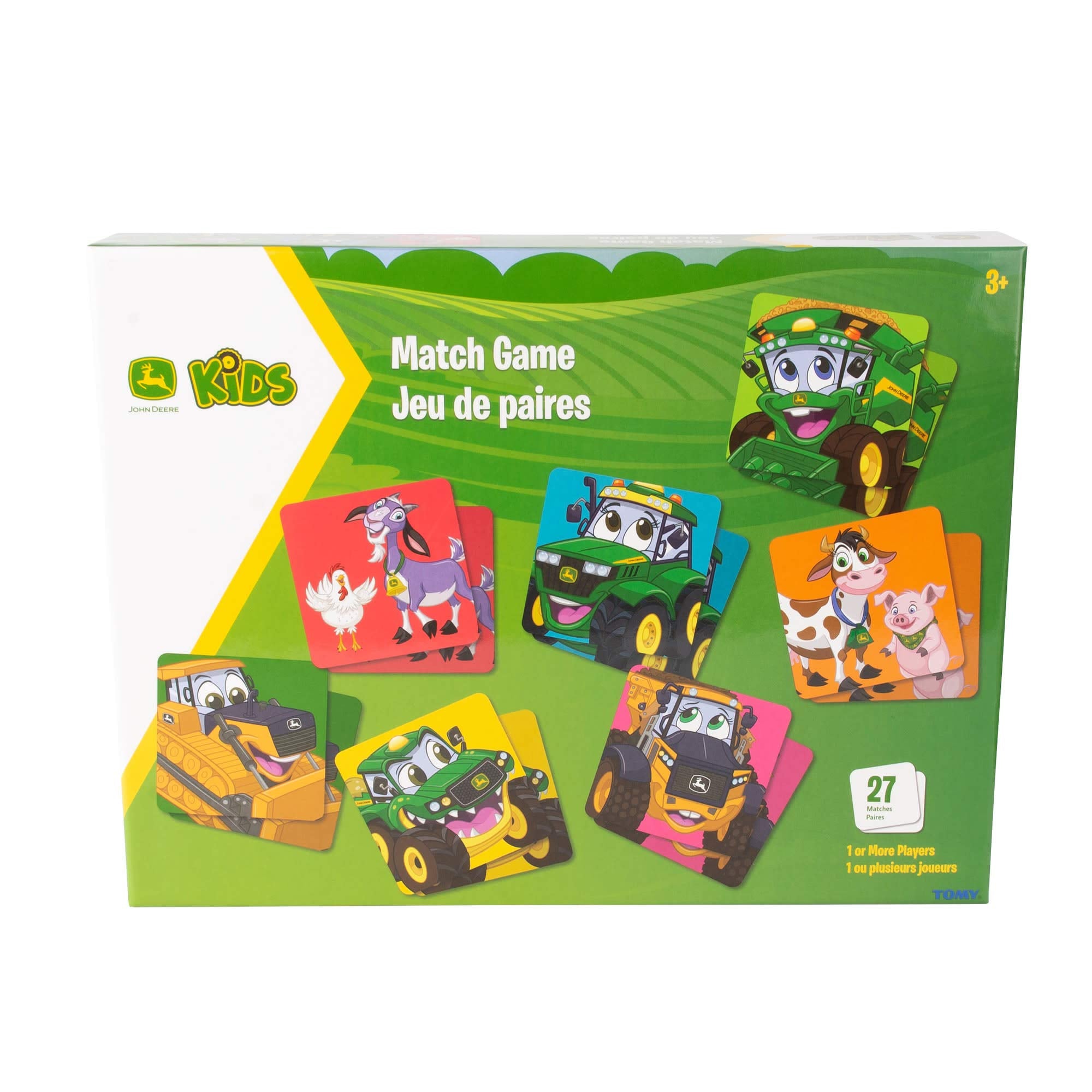 John Deere Kids Matching Game: 54 Farm-Themed Cards for Toddlers & Preschoolers