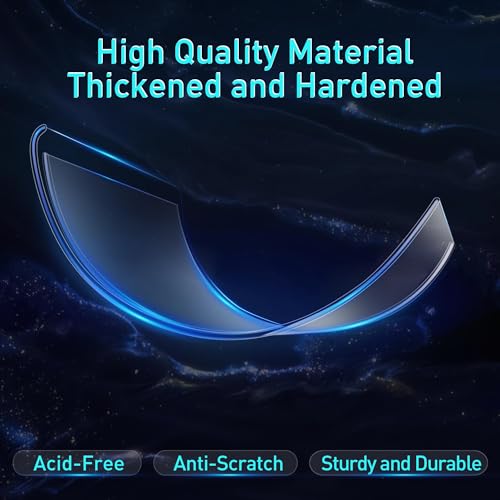 JohnBee 100 Pack Hard Plastic Card Sleeves - 3x4 Top Loaders for Trading Cards, Baseball Cards, Kpop Photocards - Clear Protective Holders
