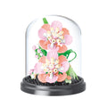 Jollcnoia Fantasy Pink Flowers Building Set - Creative Bouquet Bonsai Toy for Valentine's Day, Mother's Day, Birthdays