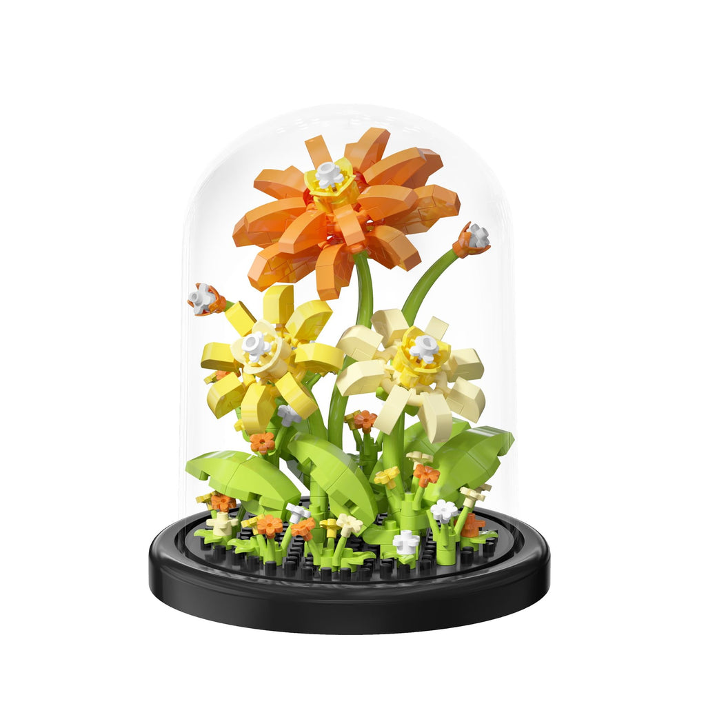 Jollcnoia Passionate Bloom Building Toy Set – Creative Bonsai Tree Flower Bouquet Kit