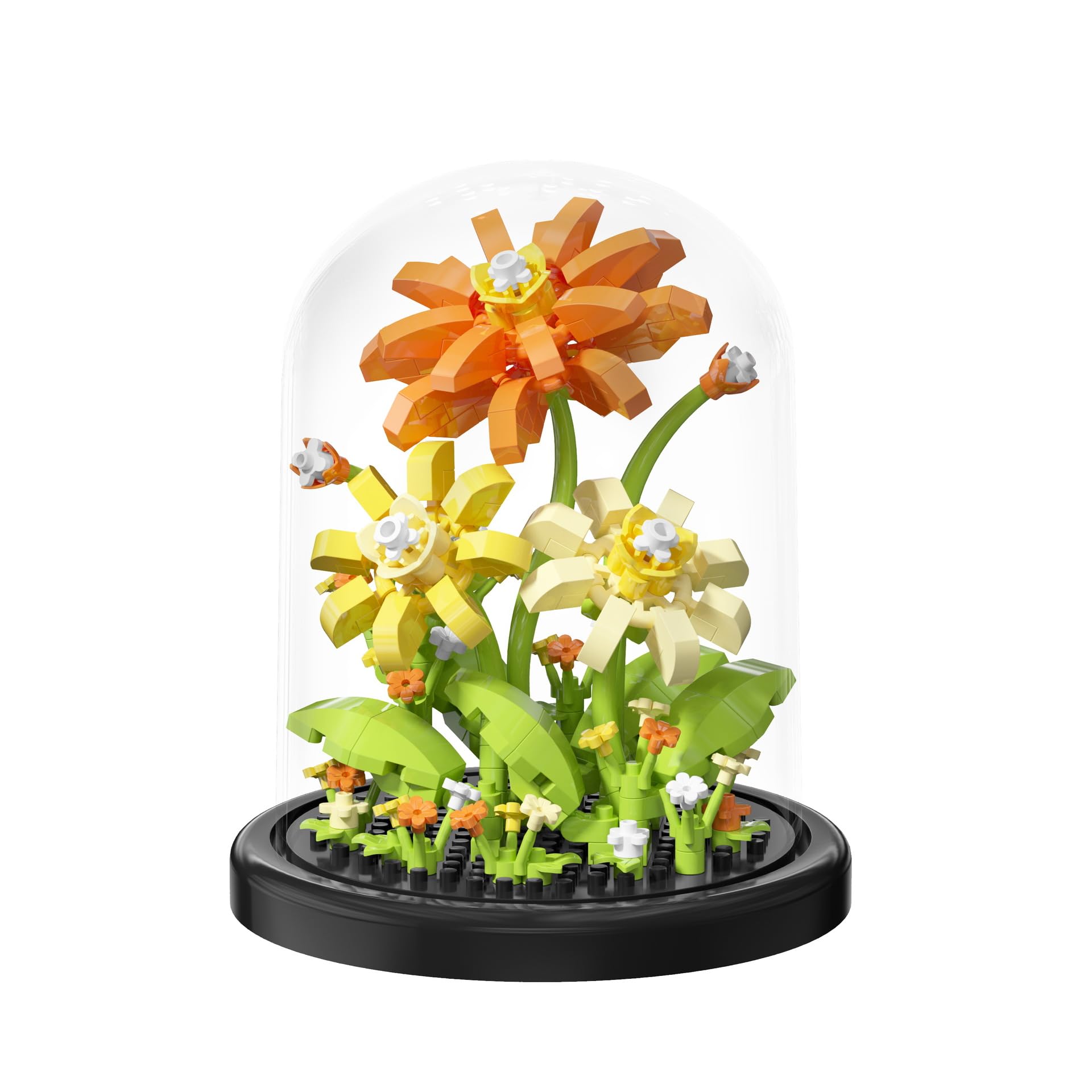 Jollcnoia Passionate Bloom Building Toy Set – Creative Bonsai Tree Flower Bouquet Kit