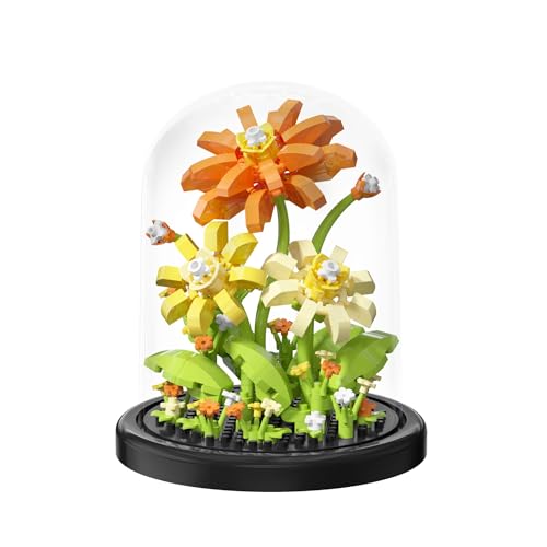 Jollcnoia Passionate Bloom Building Toy Set – Creative Bonsai Tree Flower Bouquet Kit