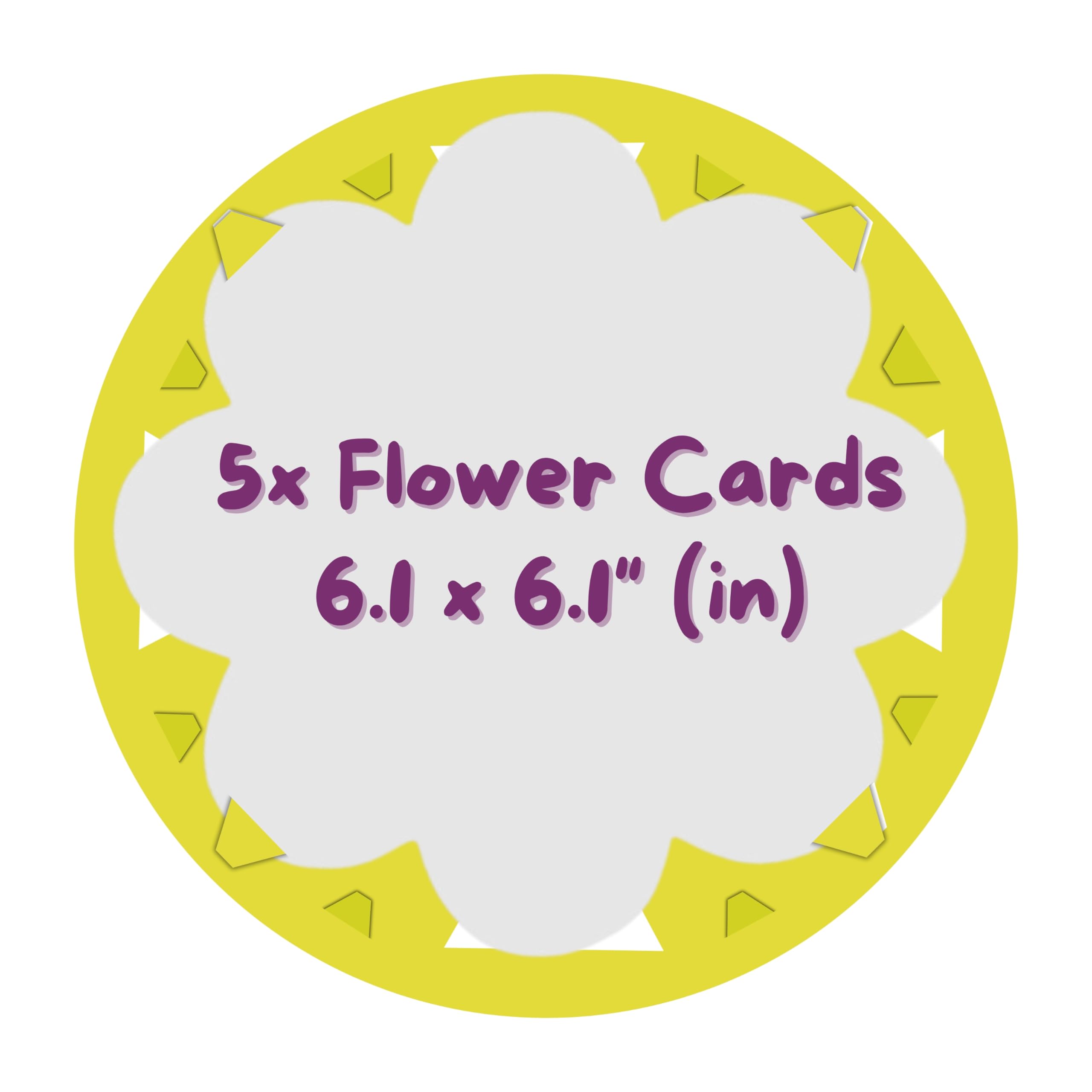 Jovial & Joyful Spin Art Refill Pack: 25 Cardboard Shapes + 6 Paint Colors
