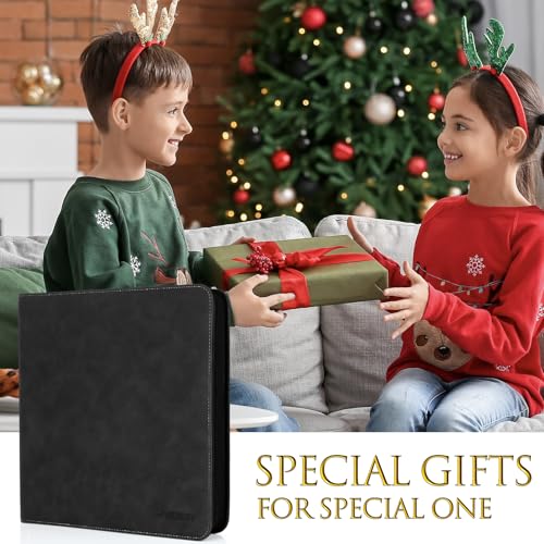 JoyHood 960-Card Trading Card Binder – 40-Page, 12-Pocket Album for TCG/MTG/YGO/Sports Cards