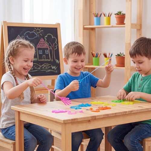 JOYIN 120-Pack Glitter Sticky Hands Party Favors – 8 Colors, Stretchy & Non-Toxic
