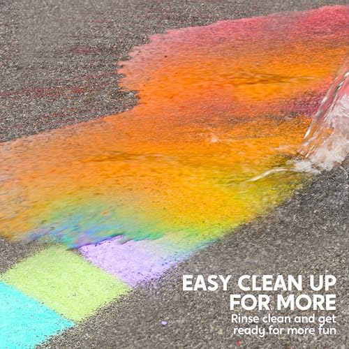 JOYIN 20-Piece Washable Sidewalk Chalk Set – 20 Colors, Non-Toxic, Safe for Kids Ages 3+
