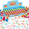 JOYIN 50 Animal Stamps for Kids - Farm, Sea, Pets, African & Forest Designs in Portable Case
