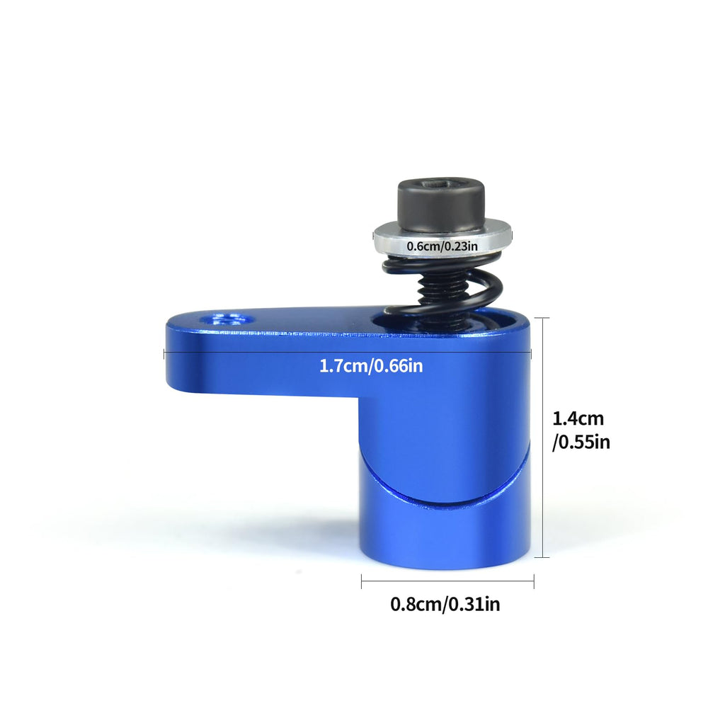 JOYSOG Metal Aluminum 20T Servo Horn for ARRMA 1/18 Granite GROM, 1/18 Typhon GROM, 1/14 Mini Mojave GROM RC Cars - Blue Upgrade Part
