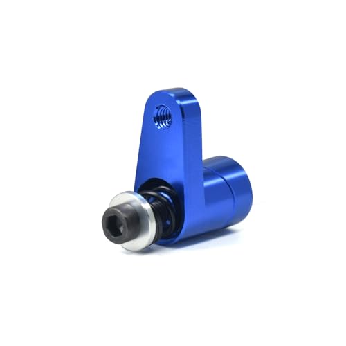 JOYSOG Metal Aluminum 20T Servo Horn for ARRMA 1/18 Granite GROM, 1/18 Typhon GROM, 1/14 Mini Mojave GROM RC Cars - Blue Upgrade Part