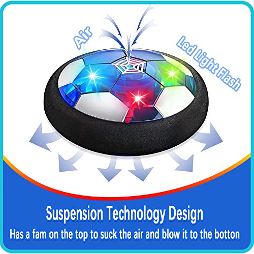JRD&BS WINL Hover Soccer Ball - Rechargeable LED Floating Soccer Toy for Kids Ages 3-15