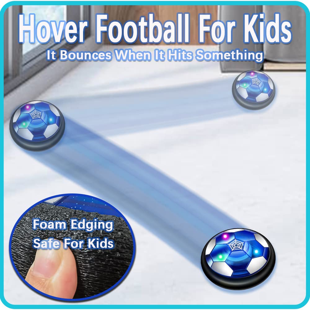 JRD&BS WINL Hover Soccer Ball - Rechargeable LED Floating Soccer Toy for Kids Ages 3-15