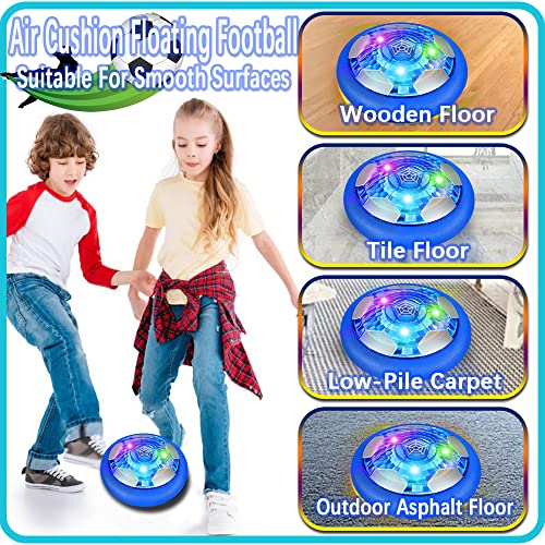 JRD&BS WINLAir Floating Hover Soccer Ball with LED Lights – Battery Powered Indoor/Outdoor Toy for Kids Ages 3-16