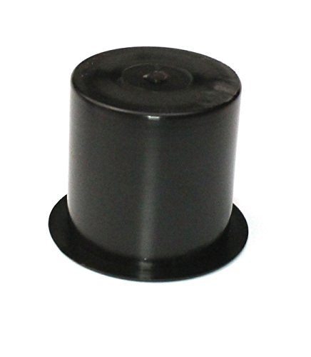 JSP Manufacturing 4-Pack Black Plastic Drop-In Cup Holders for Poker Tables, Boats, RVs