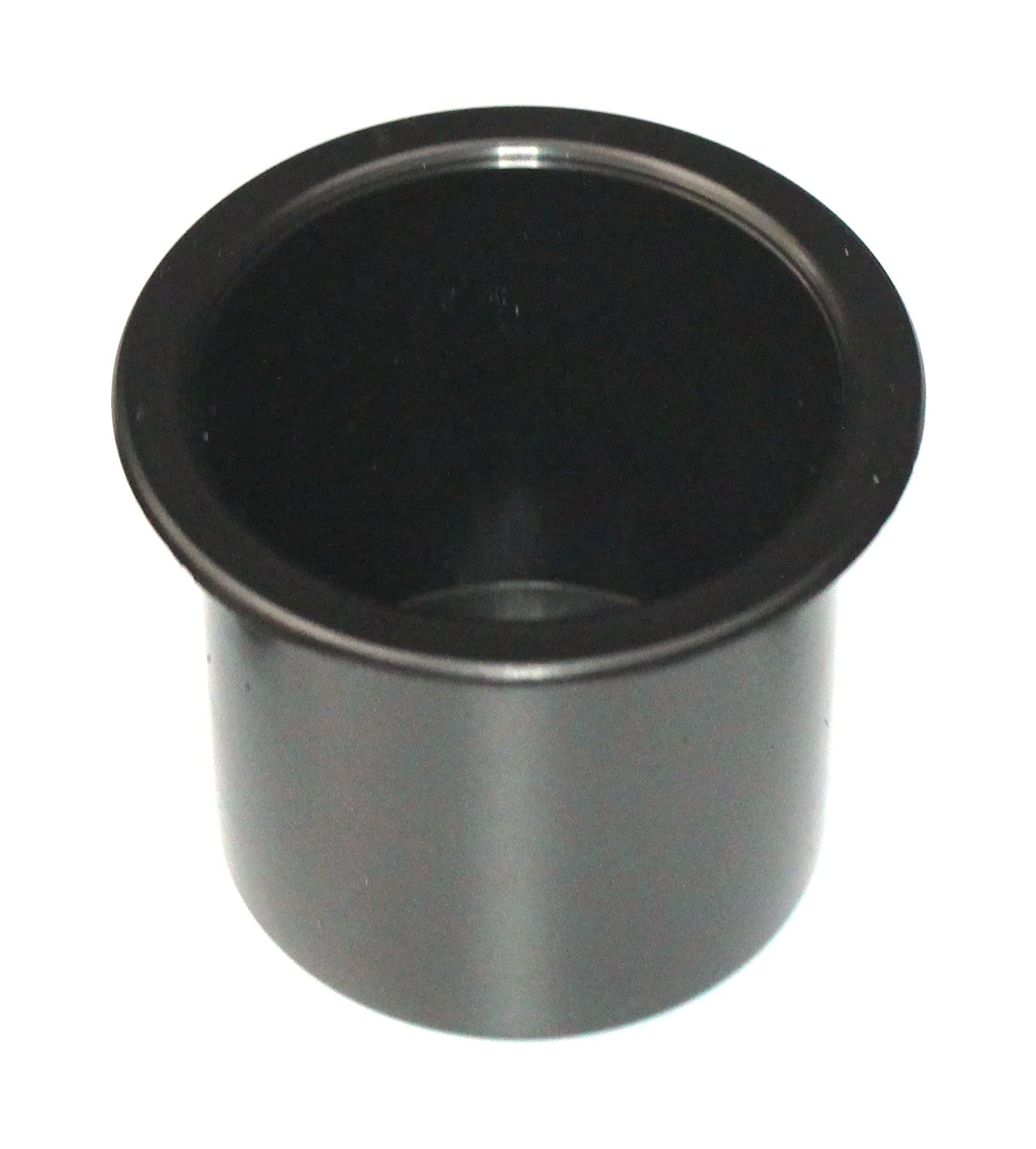 JSP Manufacturing 4-Pack Black Plastic Drop-In Cup Holders for Poker Tables, Boats, RVs