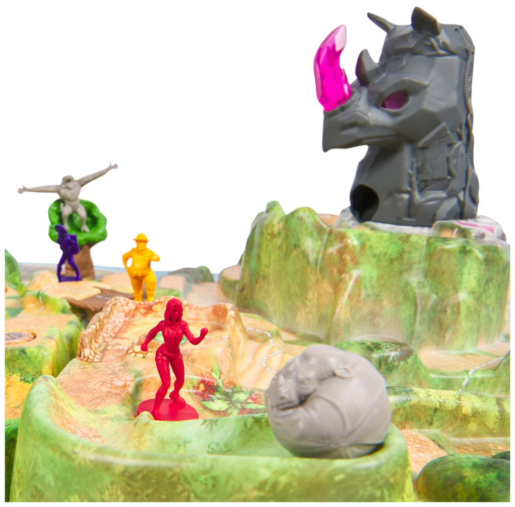 Jumanji Stampede Cooperative Board Game – 3D Adventure for 2-4 Players Ages 8+