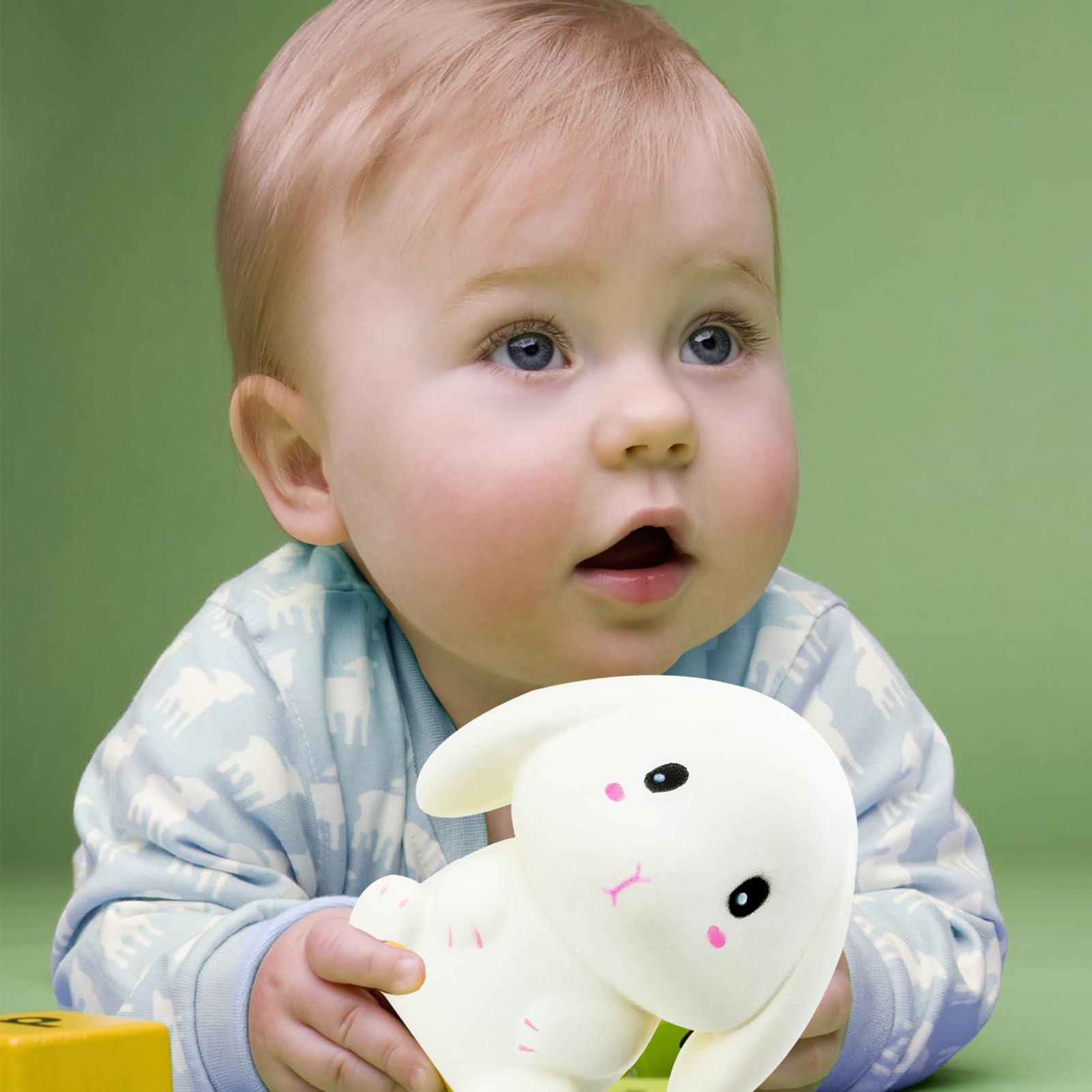 Jumbo White Bunny Squishy Toy – Slow Rising Stress Relief Rabbit by lulucross