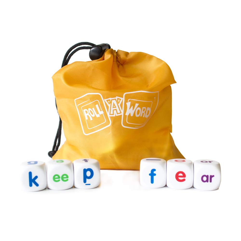 Junior Learning Roll a Word Letter Dice for Spelling and Word Formation