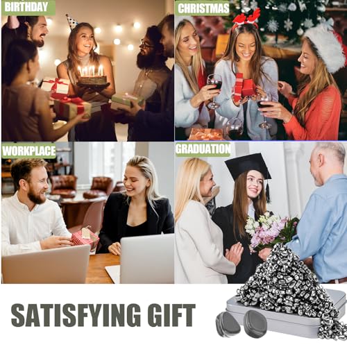 JUNYANG Magnetic Bead Set – 1000+ Mini Beads + 2 Large Balls – Stress Relief Desk Toy for Teens & Adults