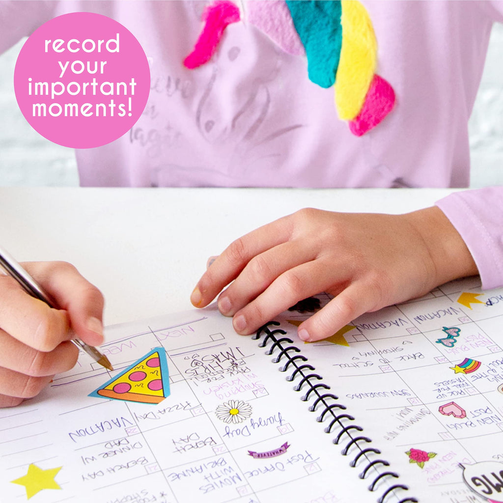 Just My Style Dream Journal – 80-Page Spiral-Bound Notebook with Stickers for Kids Ages 6+