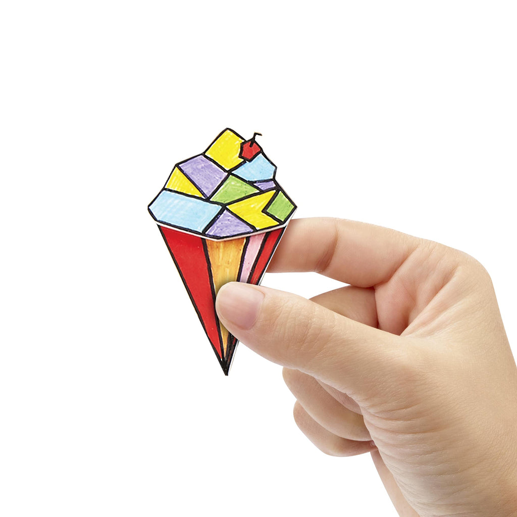 Just Play Shrinky Dinks Creative Pack – 25 Frosted White Sheets for DIY Keychains, Charms & Gifts
