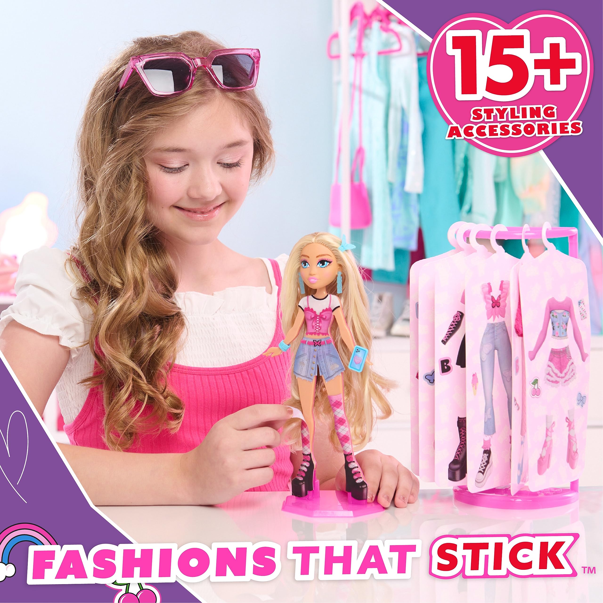 Just Play Style Bae Dylan 10-Inch Fashion Doll with 28 Pieces for Kids Age 4+