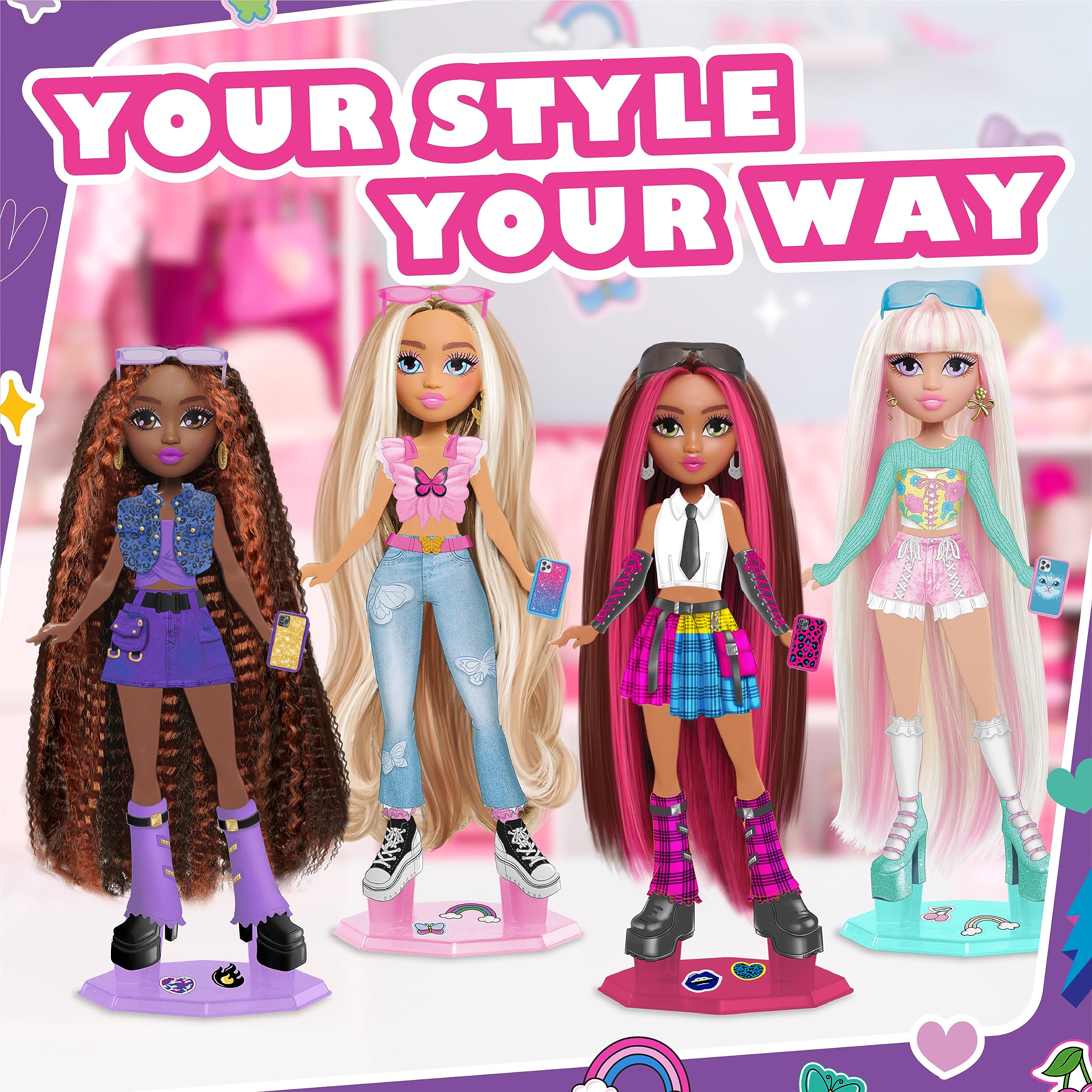 Just Play Style Bae Dylan 10-Inch Fashion Doll with 28 Pieces for Kids Age 4+
