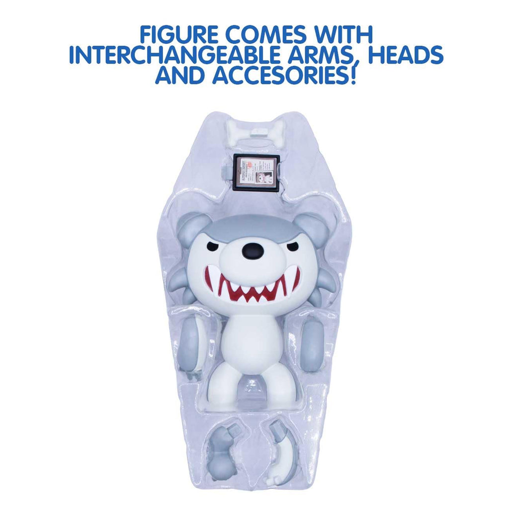 Just Toys Deddy Bears Howler – 4" Buildable Action Figure with Interchangeable Parts