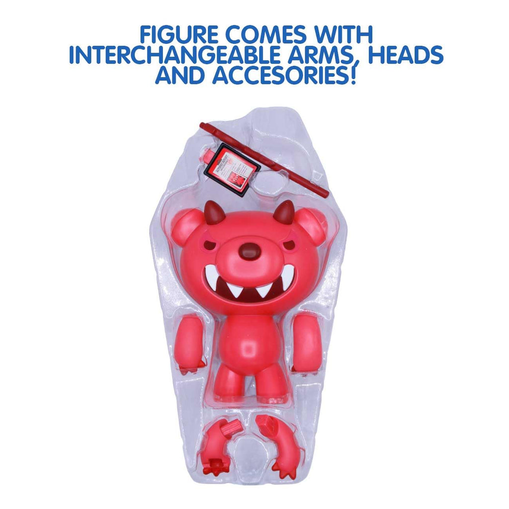 Just Toys LLC Deddy Bears Series 1 Beezlebear – 4-Inch Buildable & Customizable Action Figure