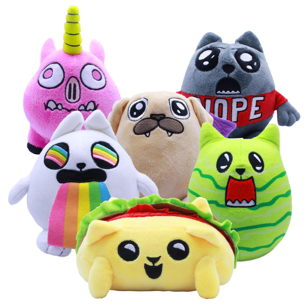 Just Toys LLC Exploding Kittens Tacocat Plush – 6 Inch Officially Licensed Soft Toy
