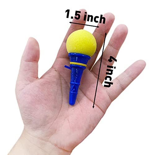Juuxncgv 30-Pack Mini Ice Cream Foam Ball Launchers – 4-Inch Cone Shooters for Party Favors