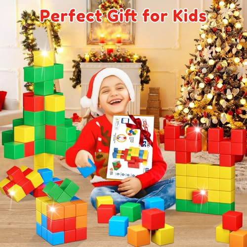KAEILORU Magnetic Building Blocks 20-Piece Set – STEM Toys for Toddlers Age 3-8