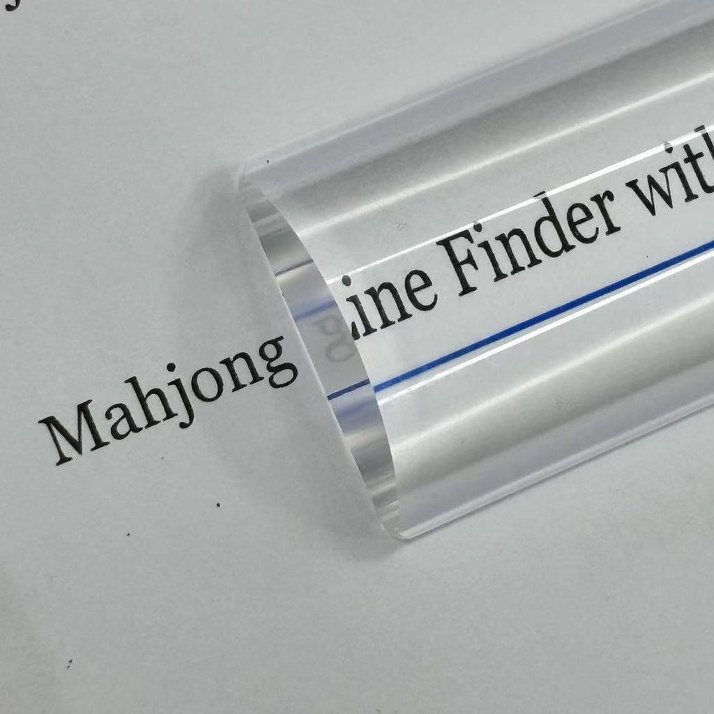 KAIBERYL Mahjong Magnified Line Reader – 6-Inch Plastic Guiding Finder for NMJL Cards