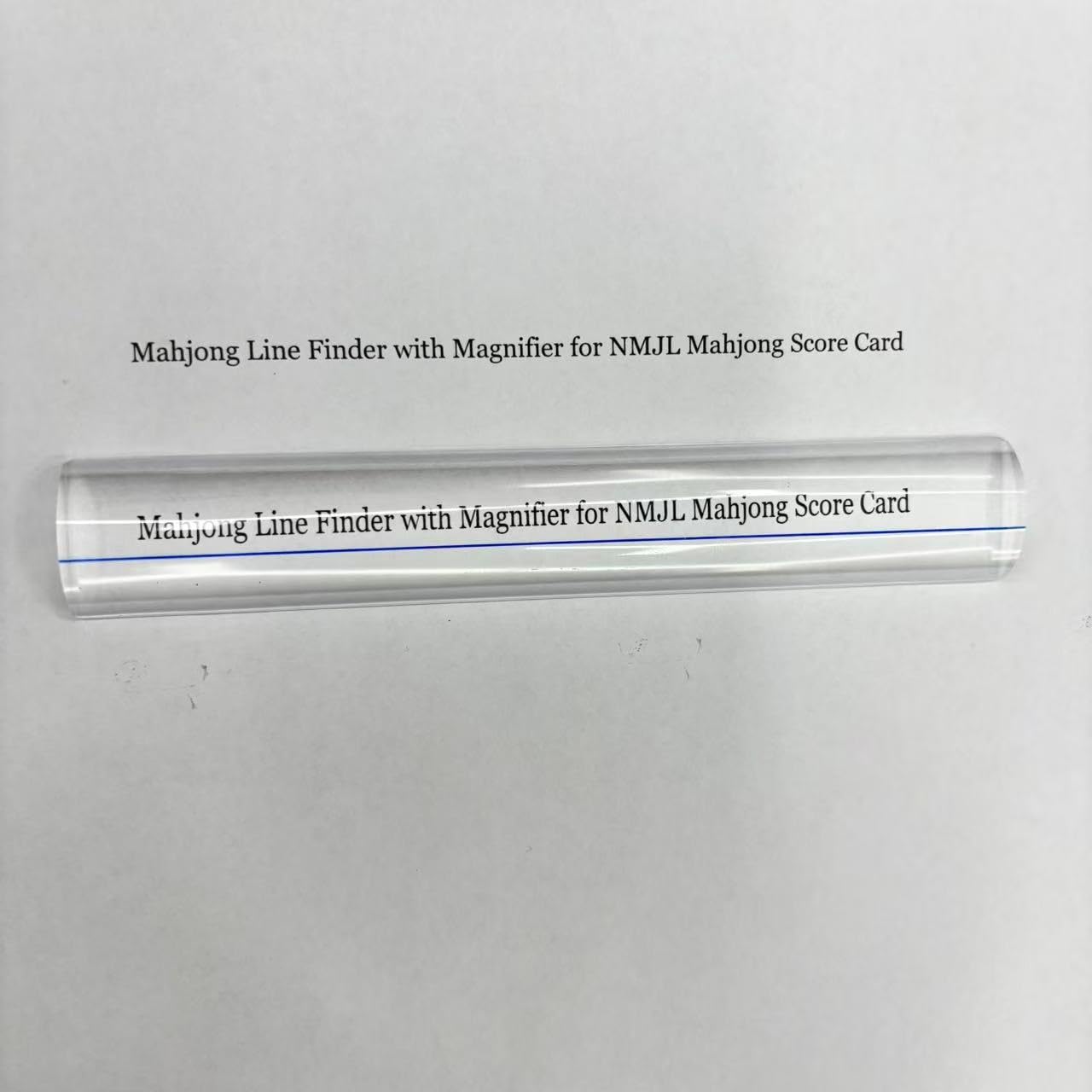 KAIBERYL Mahjong Magnified Line Reader – 6-Inch Plastic Guiding Finder for NMJL Cards