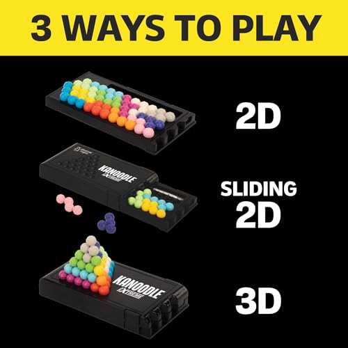 Kanoodle Extreme: 303 Brain Teaser Puzzles in 2D, 3D & Sliding Modes for Ages 8+