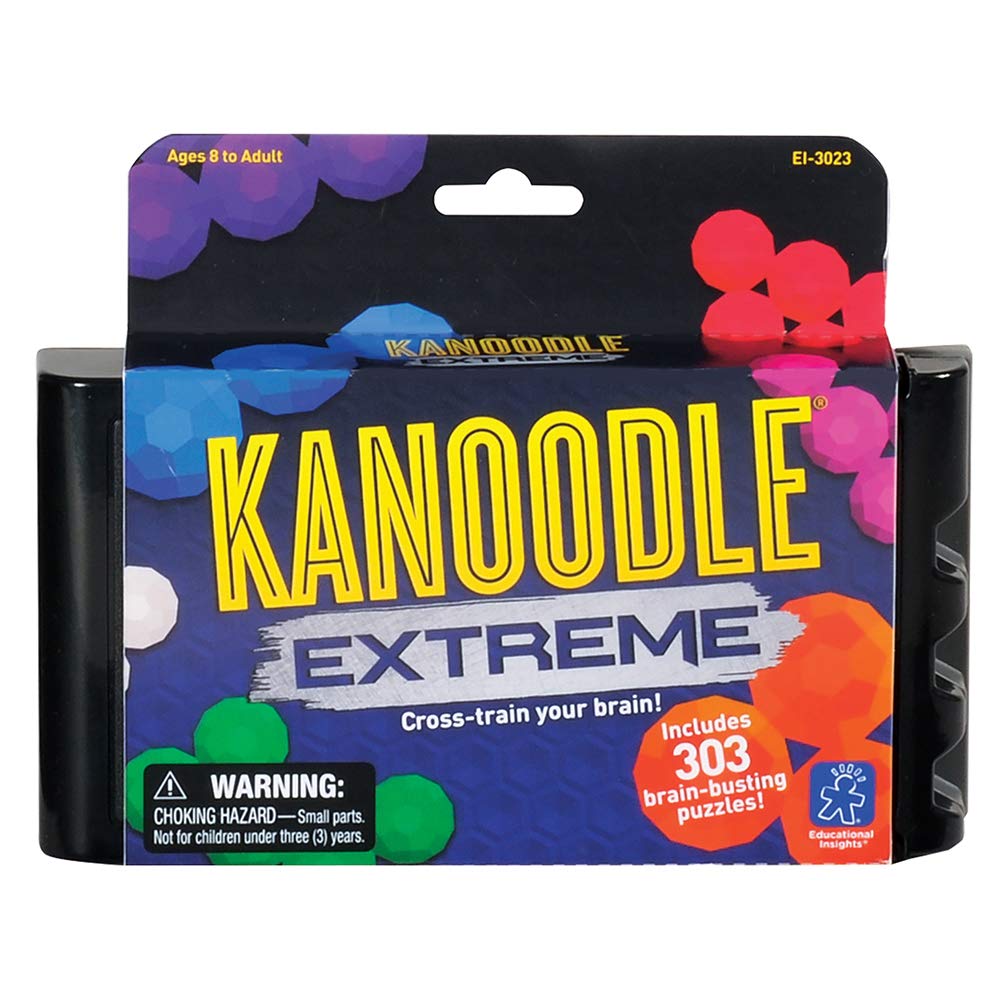 Kanoodle Extreme: 303 Brain Teaser Puzzles in 2D, 3D & Sliding Modes for Ages 8+