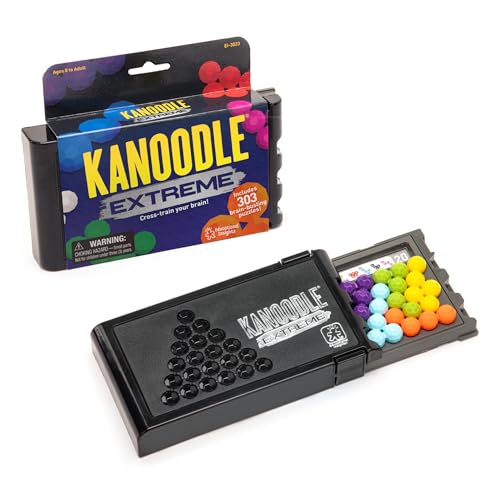Kanoodle Extreme: 303 Brain Teaser Puzzles in 2D, 3D & Sliding Modes for Ages 8+