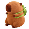 Karoeiwa 9-Inch Capybara Plush with Turtle Backpack - Ultra-Soft Stuffed Animal for Kids and Adults