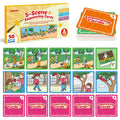 Kasfalci Sequencing Cards for Kids - 50-Piece Sequence Game for Speech Therapy, Autism, and Preschool Learning Activities
