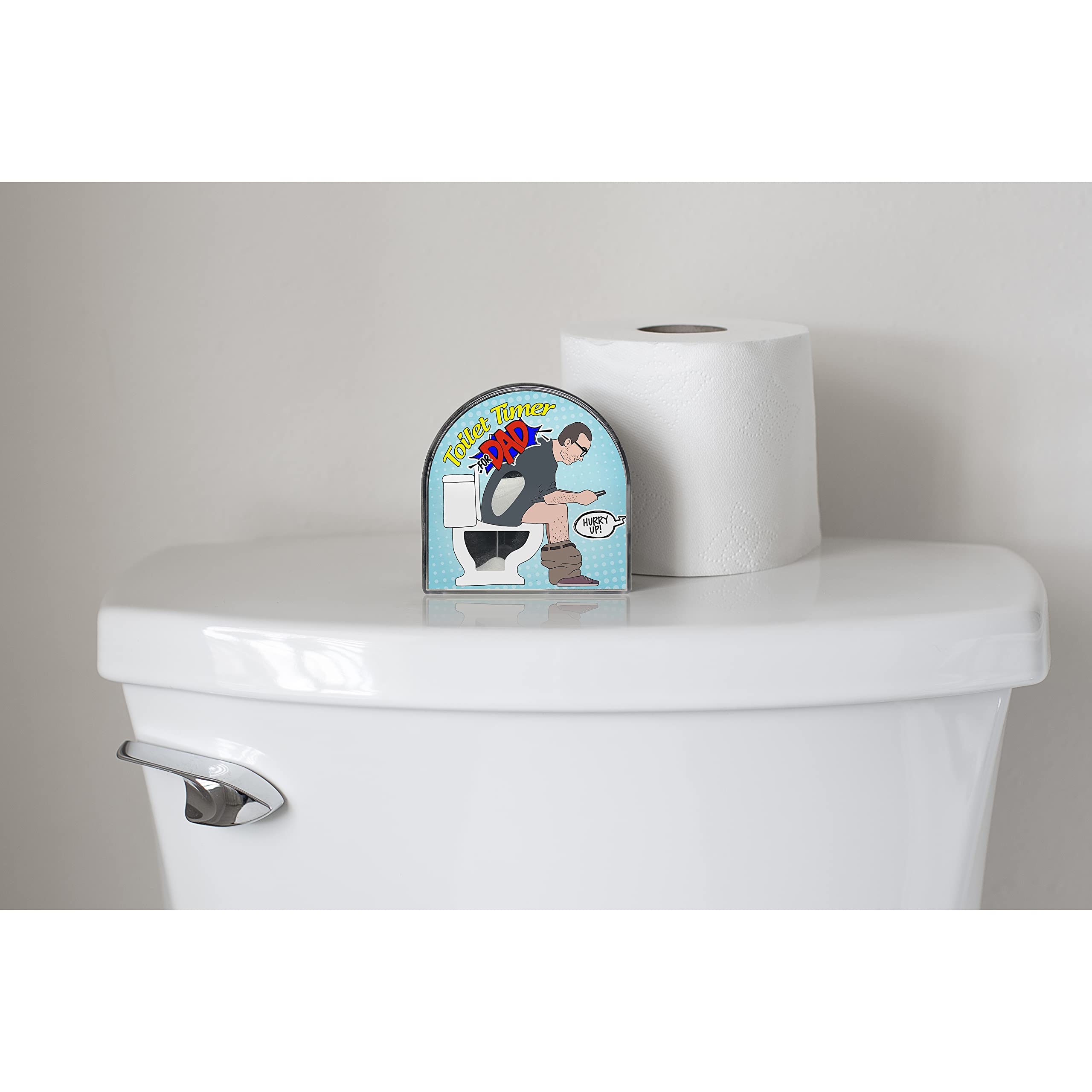 Katamco 5-Minute Toilet Timer – Funny Dad Gift, Shark Tank & Kickstarter Classic