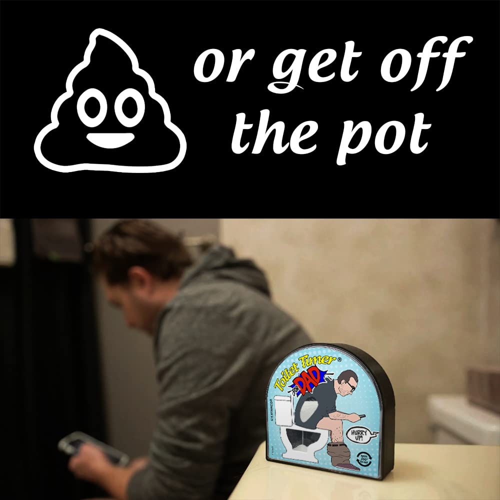 Katamco 5-Minute Toilet Timer – Funny Dad Gift, Shark Tank & Kickstarter Classic