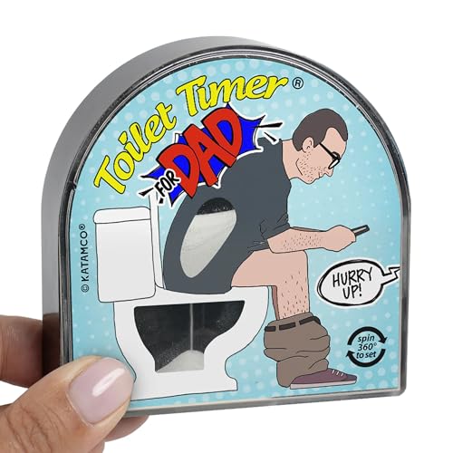 Katamco 5-Minute Toilet Timer – Funny Dad Gift, Shark Tank & Kickstarter Classic